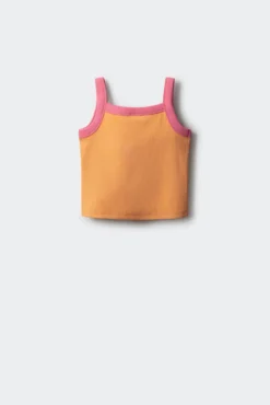 malha de malha com alças para menina