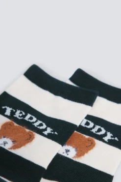 Meia de urso riscas