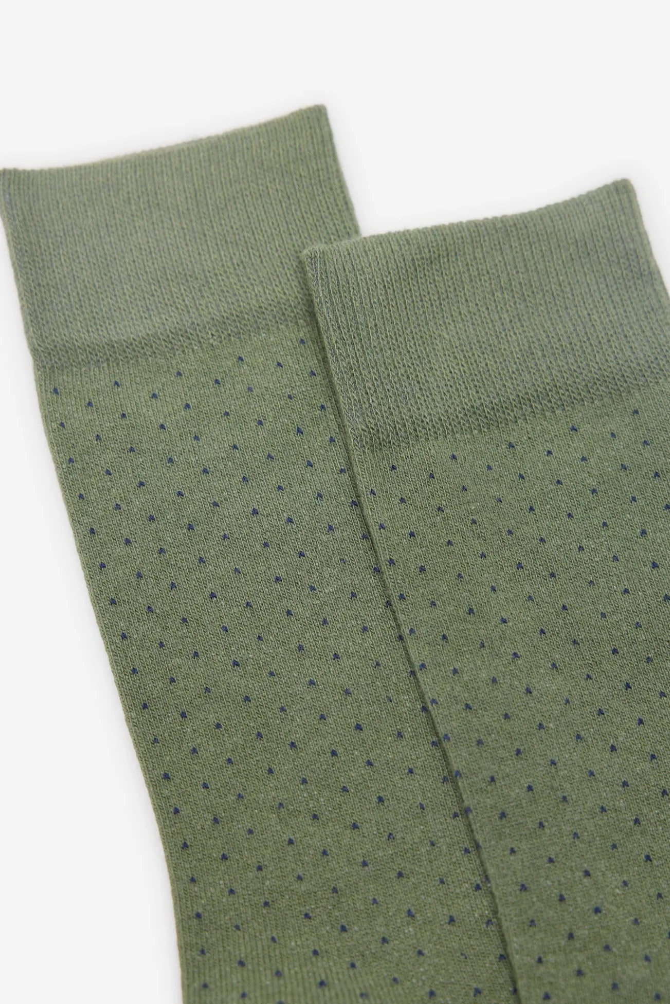 Meia estampado de bolinhas