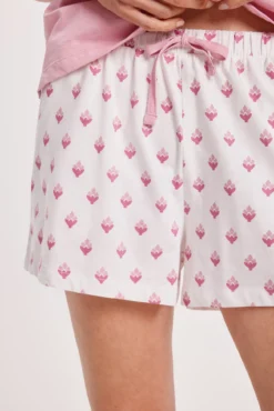 mini pijama curto estampado
