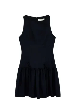 Minivestido com folhos