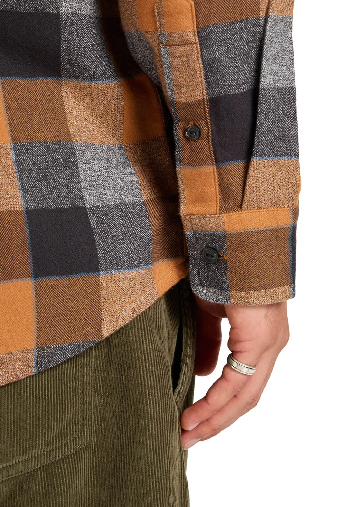 Motherfly Plaid - Camisa para homem de manga comprida