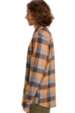 Motherfly Plaid - Camisa para homem de manga comprida
