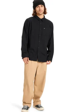 Motherfly Solid - Camisa para homem de manga comprida