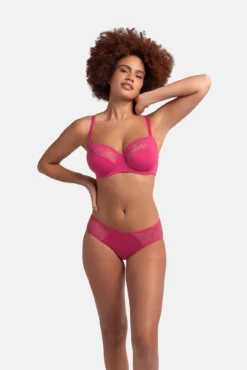 Pack de 2 sutiãs de renda rosa e nude
