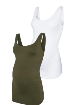 Pacote com 2 regatas esportivas para maternity