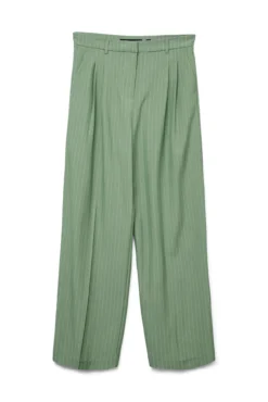 Pantalón ancho de rayas