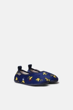 Pantufa infantil de pele sintética
