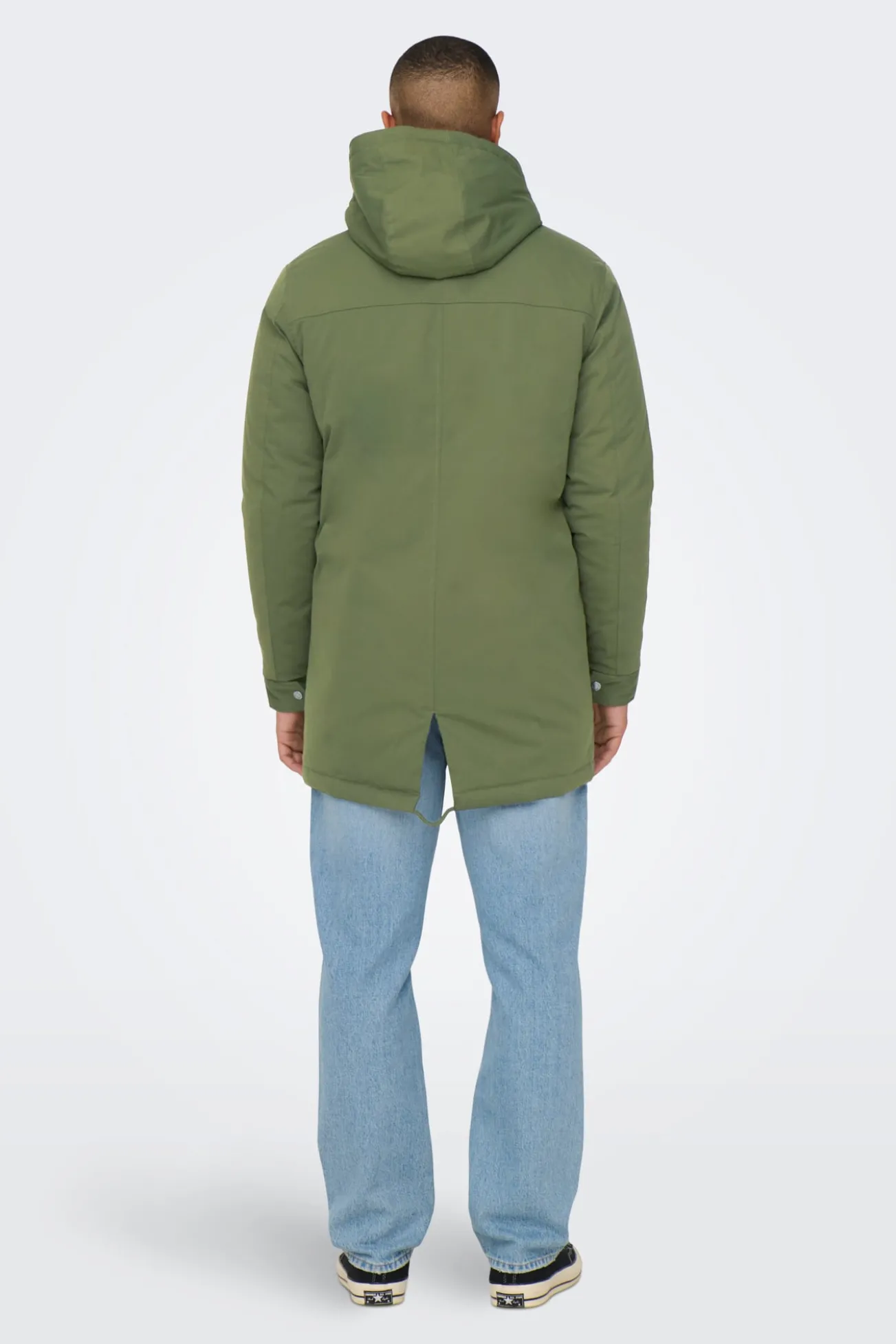 Parka com capuz