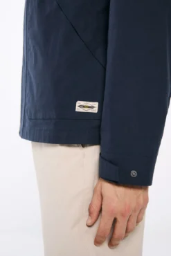 Parka curta de gola veludo