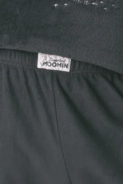 Pijama comprido em polar estampado Moomin cinza