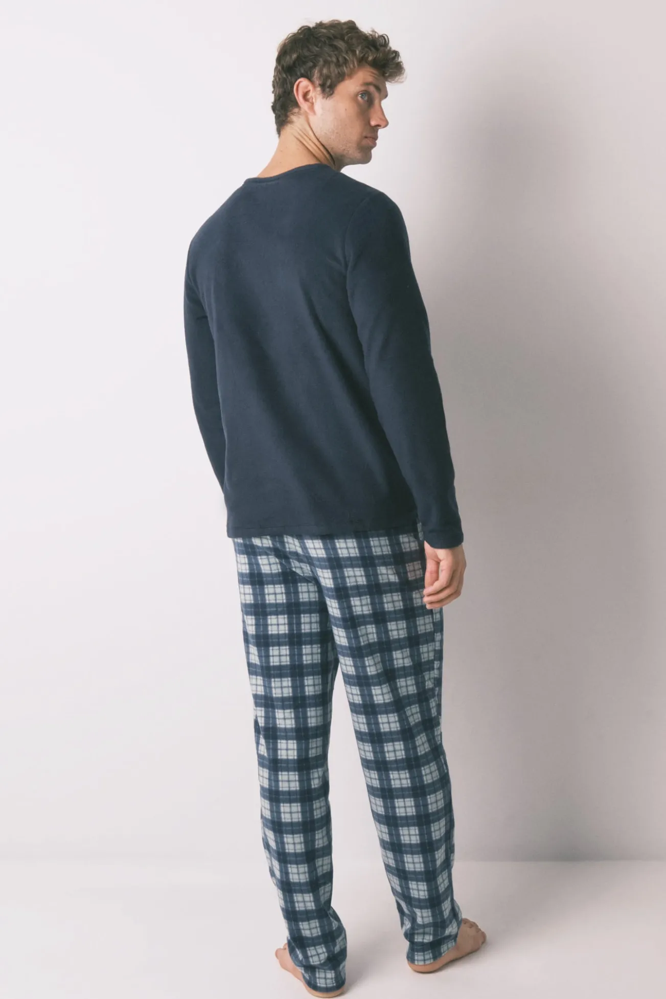 Pijama comprido masculino polar Blue Muppet