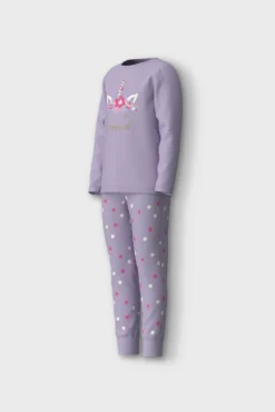 Pijama de unicórnio de menina