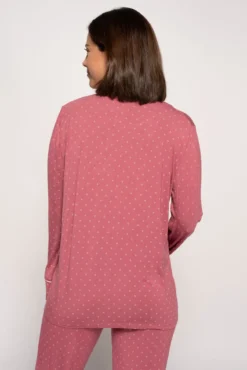 Pijama pré-mamã com bolinhas