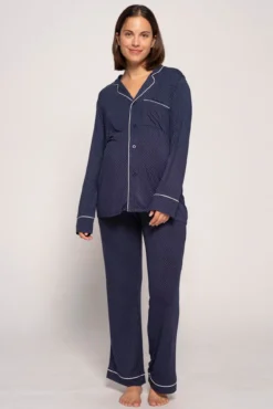 Pijama pré-mamã com estampado de bolinhas