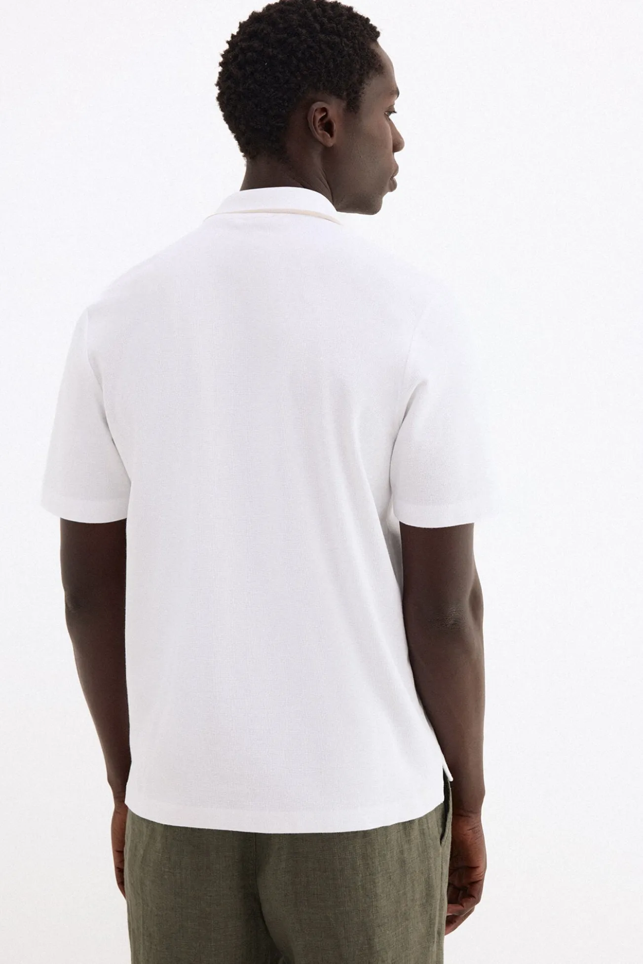 Polo com textura