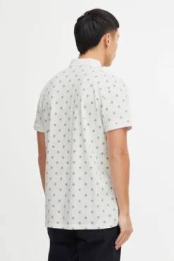 Polo de Algodão Regular Fit Estampado