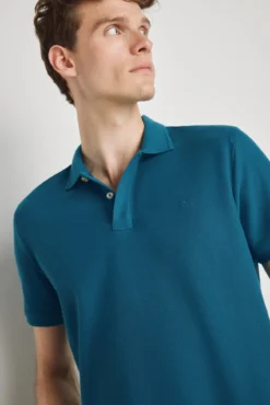 Polo de manga curta