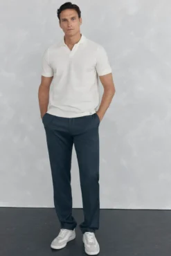 Polo estrutura jacquard