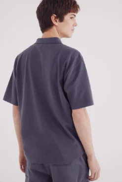 Polo piqué com corte boxy