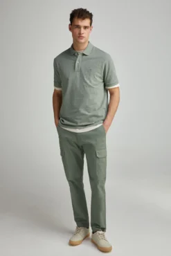 Polo piqué estampado integralmente regular fit
