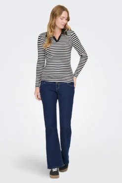 Polo riscas para maternity