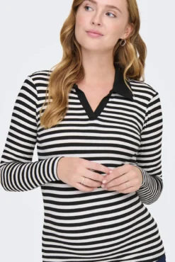Polo riscas para maternity