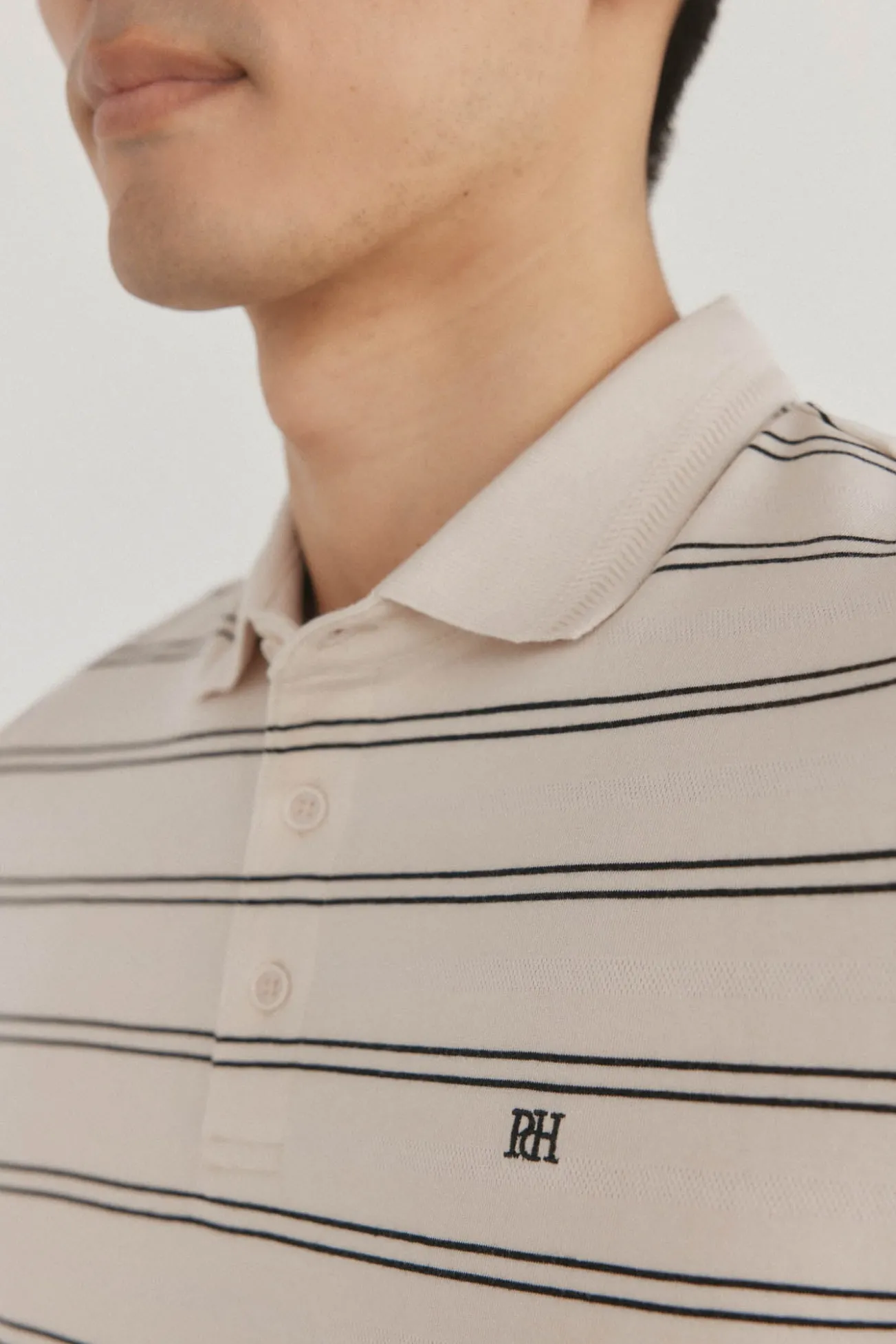 Polo às riscas