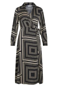 Printed midi dress