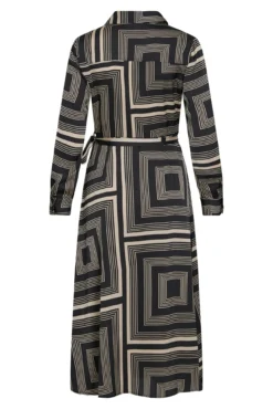 Printed midi dress
