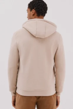 -Regular fit-Sweatshirt fabric combined with technical fabric-Front zip fastening, hood and side pockets-By purchasing our cotton products, you are supporting our investment in the Better Cotton initiative. This product has been obtained th