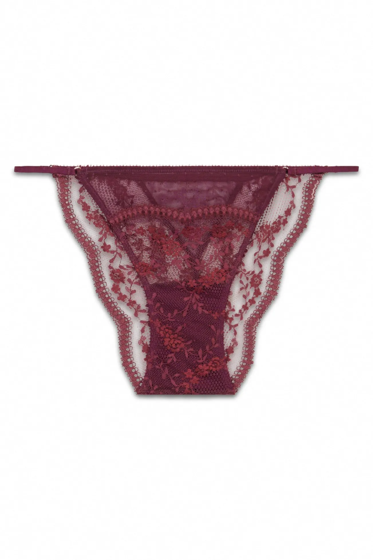 Renda clássica com alça plumeti em renda e cueca