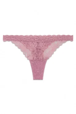 Renda de tanga rosa