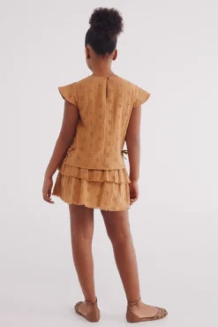Saia bordado suíço menina