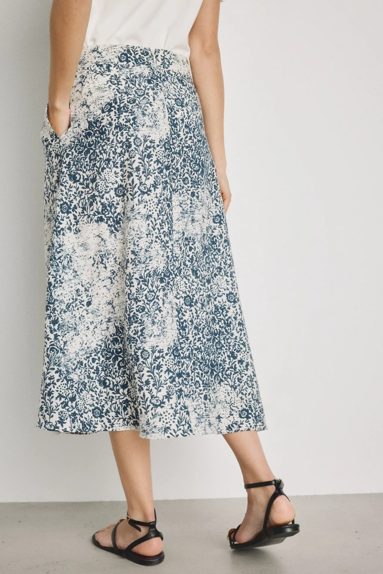 Saia estampada
