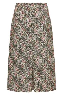Saia estampada em jacquard
