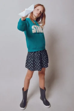 Saia flores para menina