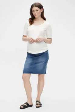 Saia jeans maternity