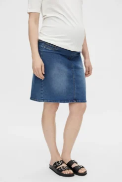 Saia jeans maternity