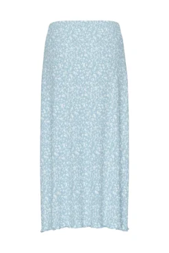 Saia midi de flores