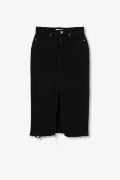 Saia midi jeans