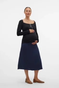 Saia midi maternity