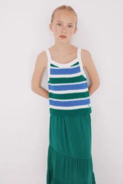 saia midi para menina