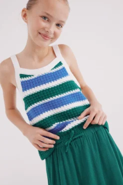 saia midi para menina