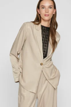 Satin blazer