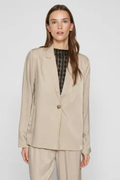 Satin blazer