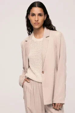 Satin blazer