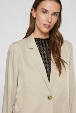 Satin blazer