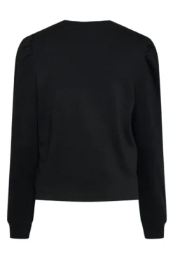 Schlichtes Sweatshirt mit Raffung