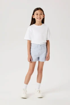 Short com algodão liso